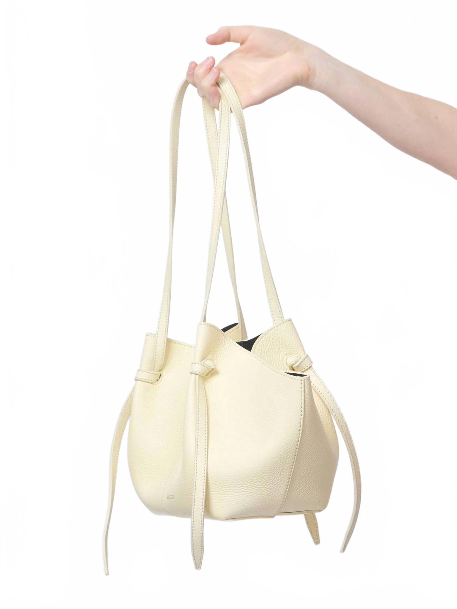 New Yuzefi Women's Mochi Bag In Vanilla Pebble Grain — image 4 of 5